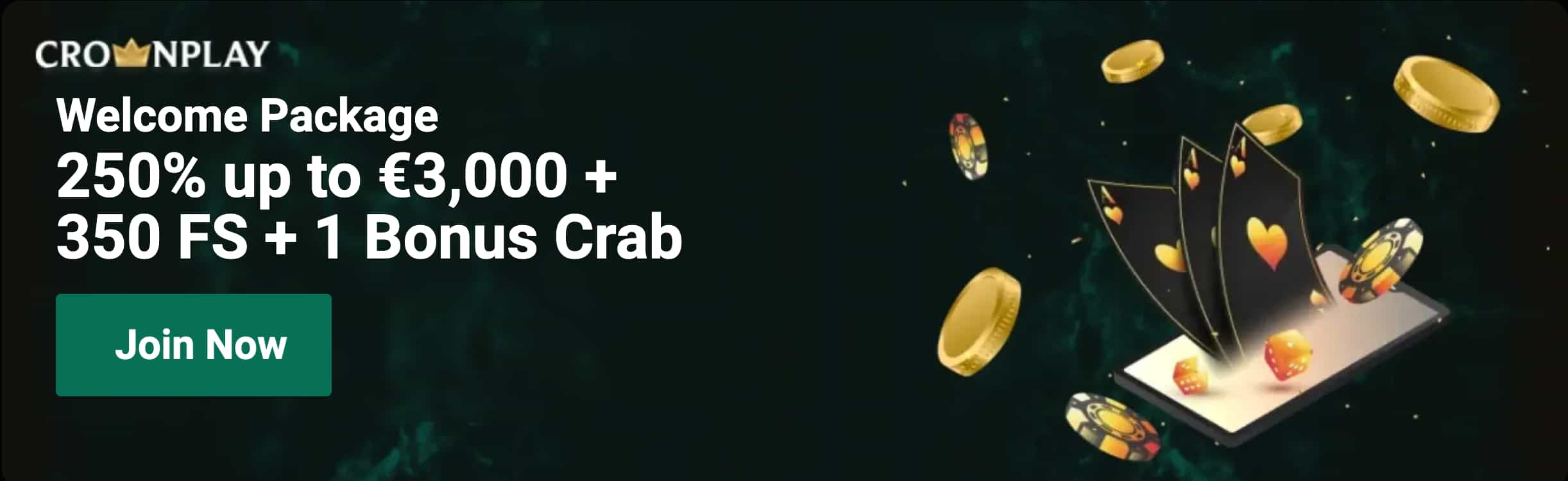 Crownplay Casino Welcome Bonus